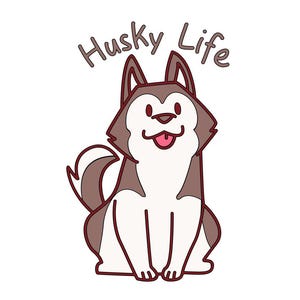 Husky Life decal