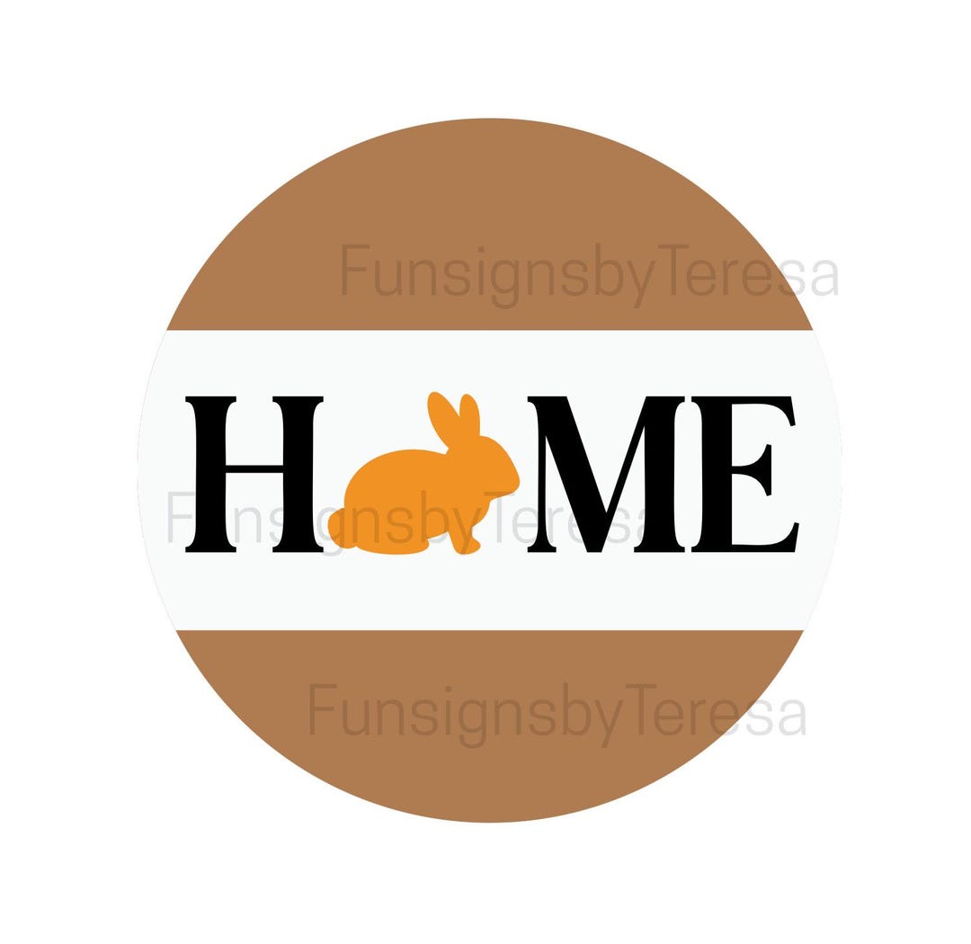 Svg Rabbit House Sign Easter Bunny Home Sign SVG (digital Download) - Etsy