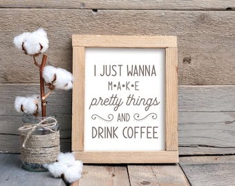 Funny Coffee SVG, T-Shirt Mug Design (Digital Download)