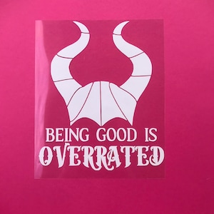 Being Good is Overrated