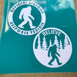 Bigfoot decals