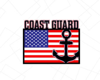 アメリカ沿岸警備隊のロゴ エンブレム ベクター SVG、pdf、dxf、ai