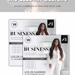 PLR Professional Course Flyer - Elegant Black and Silver Design for High-End Branding