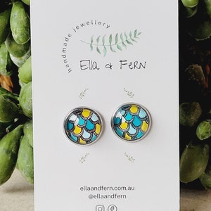 70s Baby Retro Pop Stud Earrings