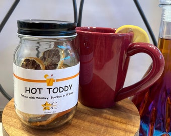 Hot Toddy Cocktail Infusion Kit - Cocktail Gift for the Bourbon, Brandy or Whiskey lover - DIY Mason Jar Alcohol Drink - Winter Cocktail