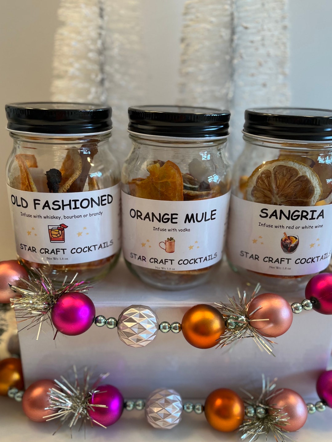 Craft Cocktail Kit Gift Set Old Fashioned / Orange Mule / Etsy