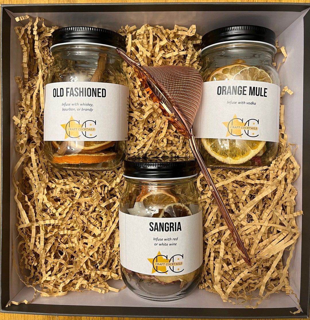 Craft Cocktail Kit Gift Set Old Fashioned / Orange Mule / Etsy