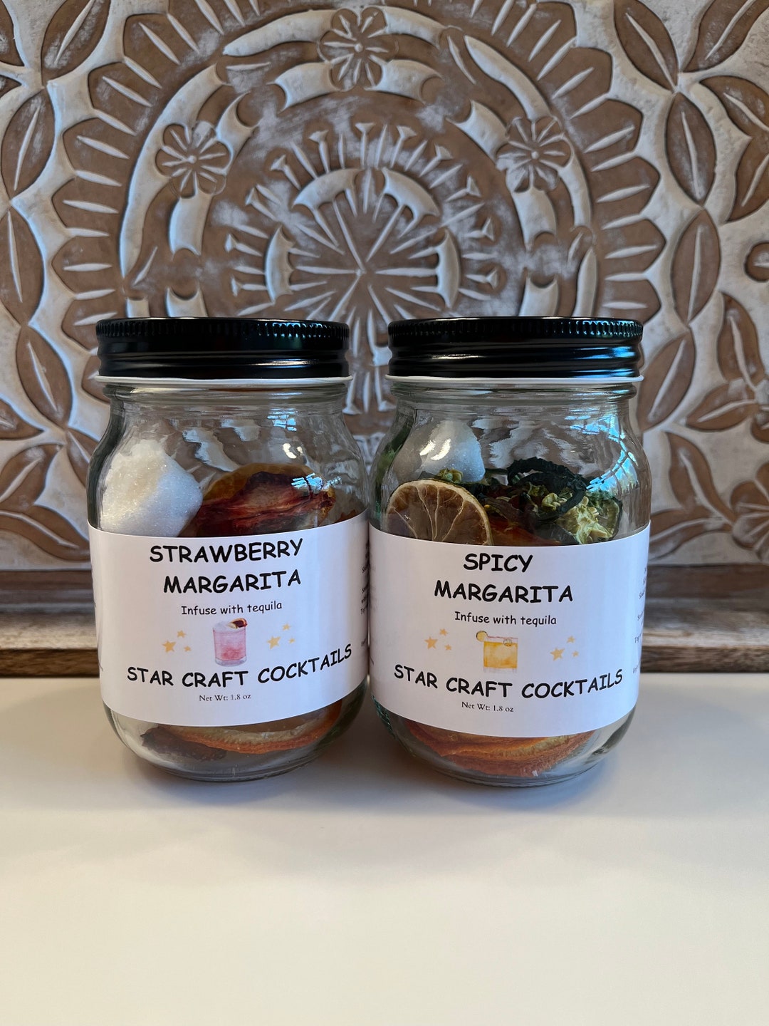 Strawberry & Spicy Margarita Kits Cocktail Infusion Tequila Lover Gift
