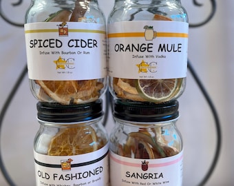 Craft Cocktail Infusion Kit - Wine, Bourbon, Whiskey, Lover - Drink Kit