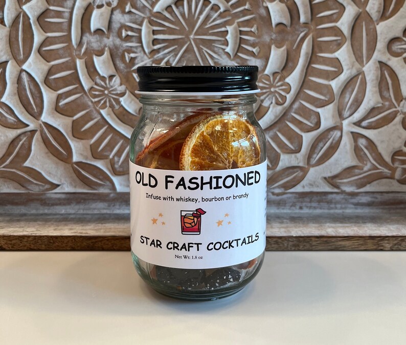 Bourbon Kit Old Fashioned Craft Cocktail Infusion Kit Gift for Bourbon