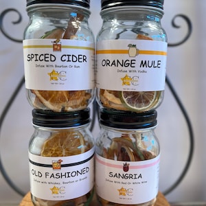 Kit de infusión para cócteles artesanales: regalo para amantes del vino, el bourbon y el whisky