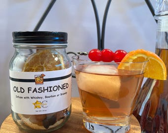 Bourbon Kit - Old Fashioned Craft Cocktail Infusion Kit- Gift for Bourbon or Whiskey lovers - Dad Gift