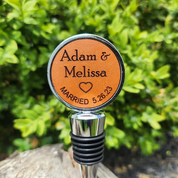 Wedding Wine Stopper - Etsy
