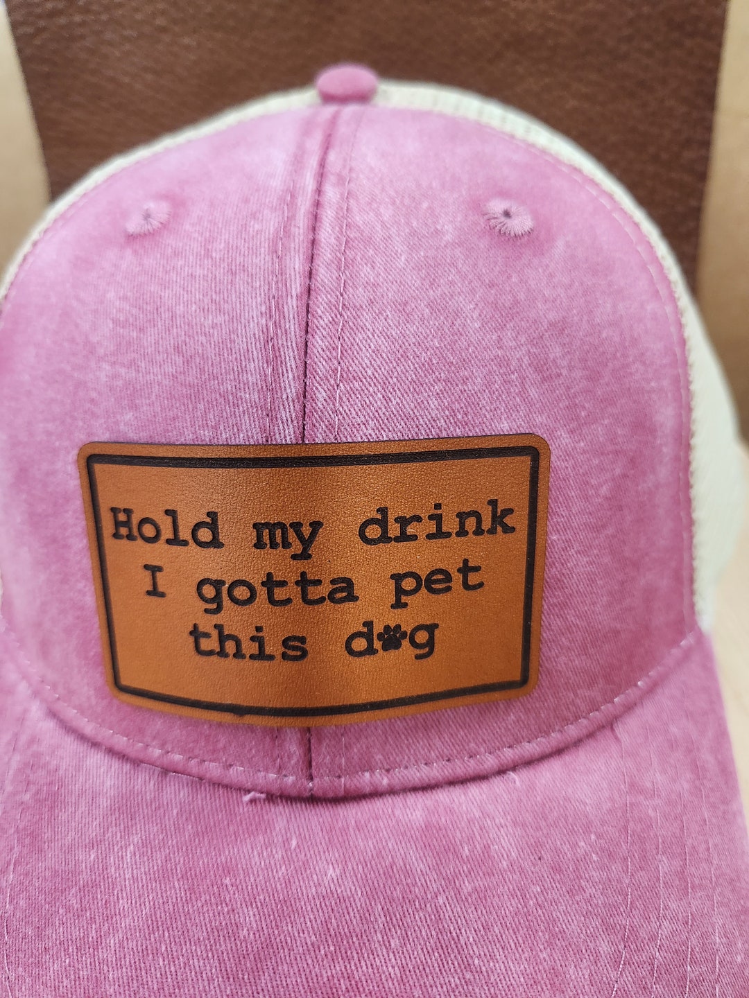 Hold My Drink I Gotta Pet This Dog Hat www.etsy.com