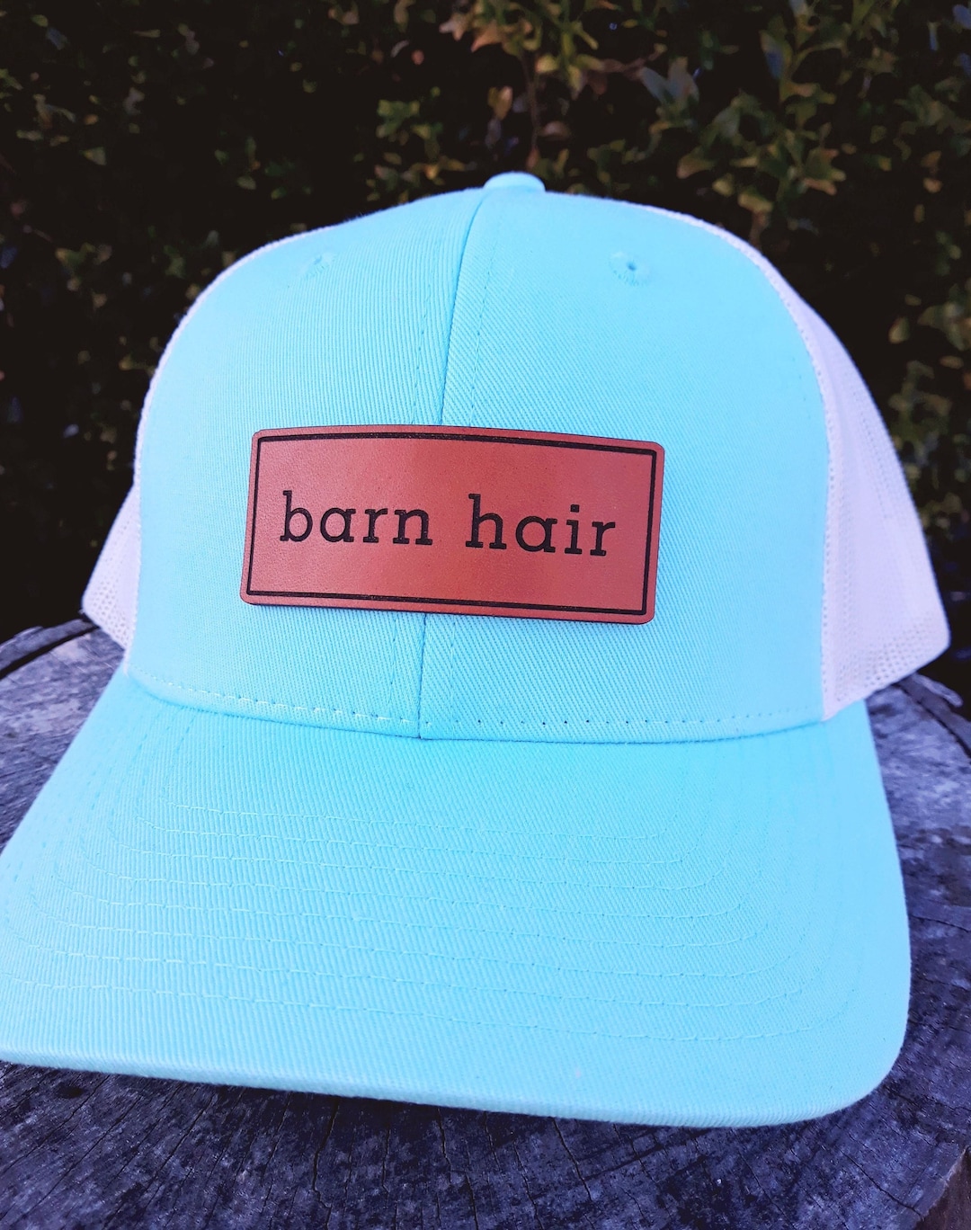 BARN HAIR Don't Care Hat Barn Hair Trucker Hat Barn Etsy