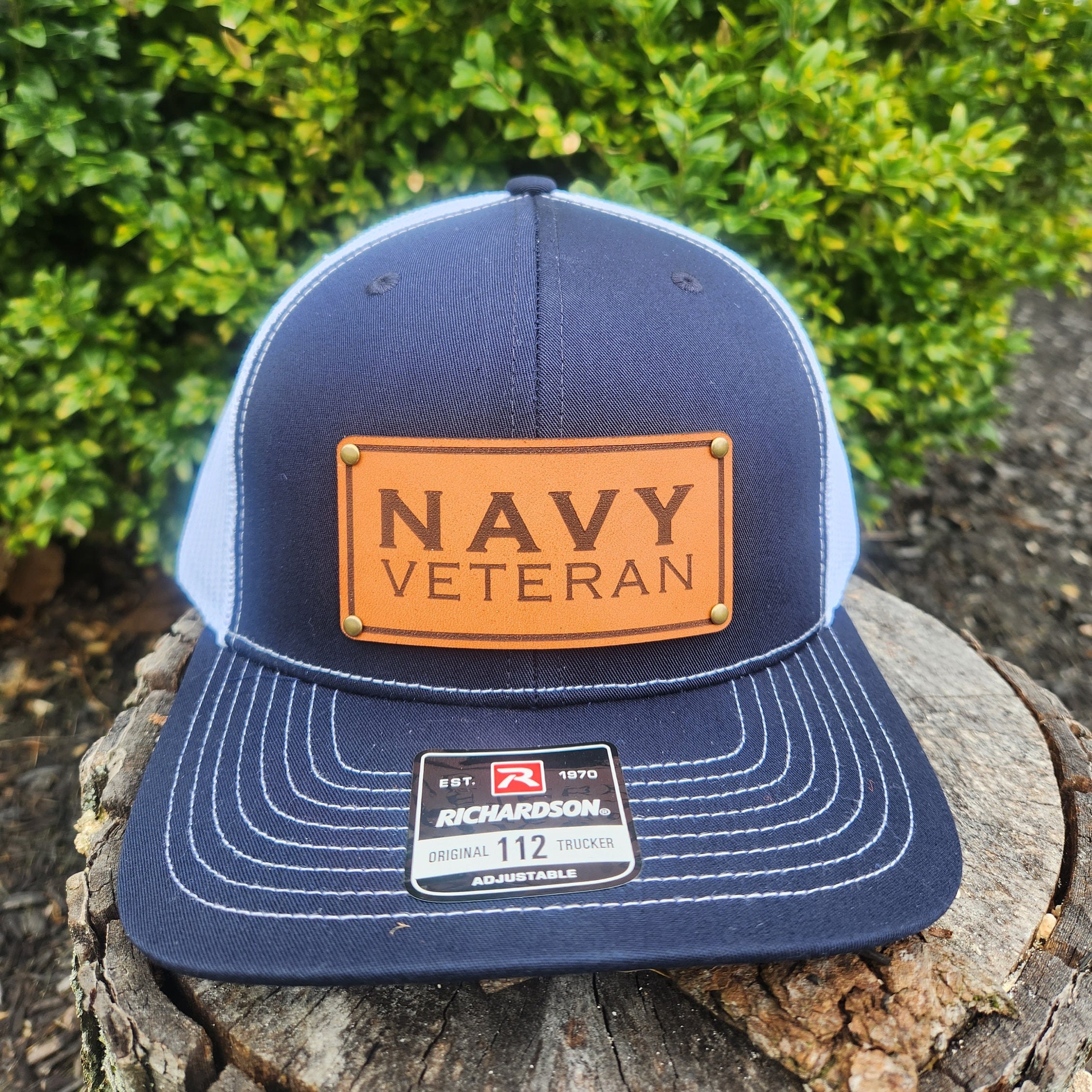 US NAVY VETERAN Hat Military Hat Navy Veteran Richardson Etsy