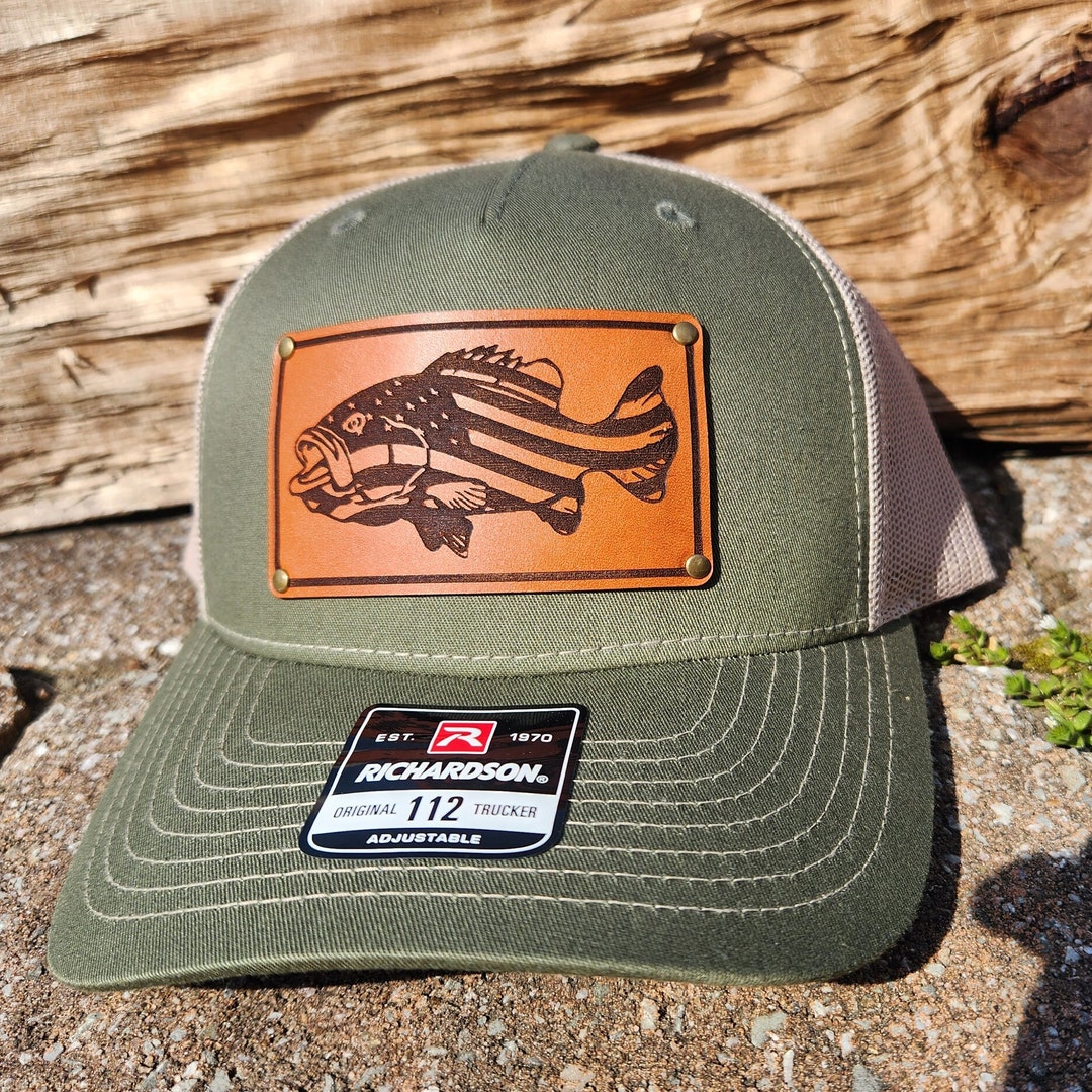 American Flag Bass Fishing Hats Bass Fishing Trucker Hats Angler Hats