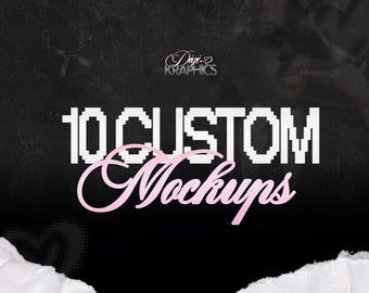 Custom Mockups | Bundle of 10