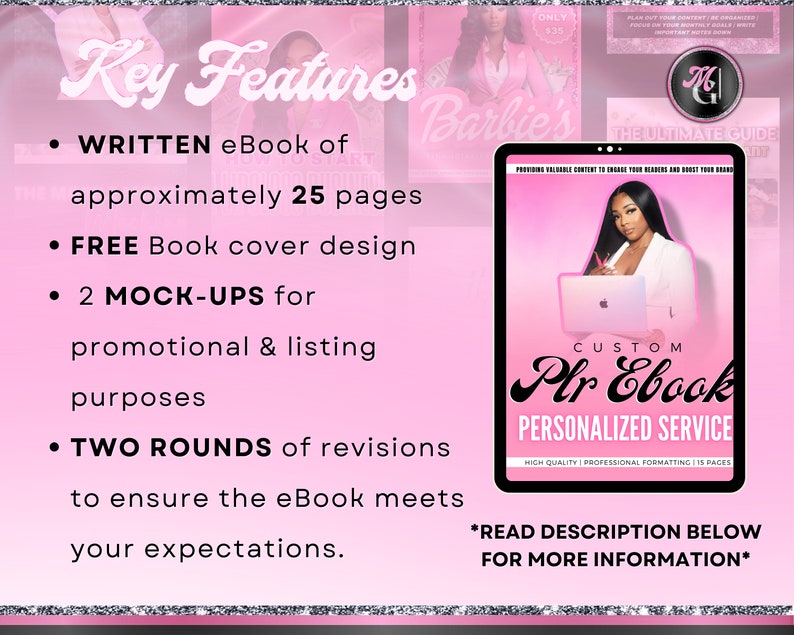 BASIC Custom PLR Ebook Service Ebook Template, Beauty Ebook, Ebook Design, Digital Book, Digital