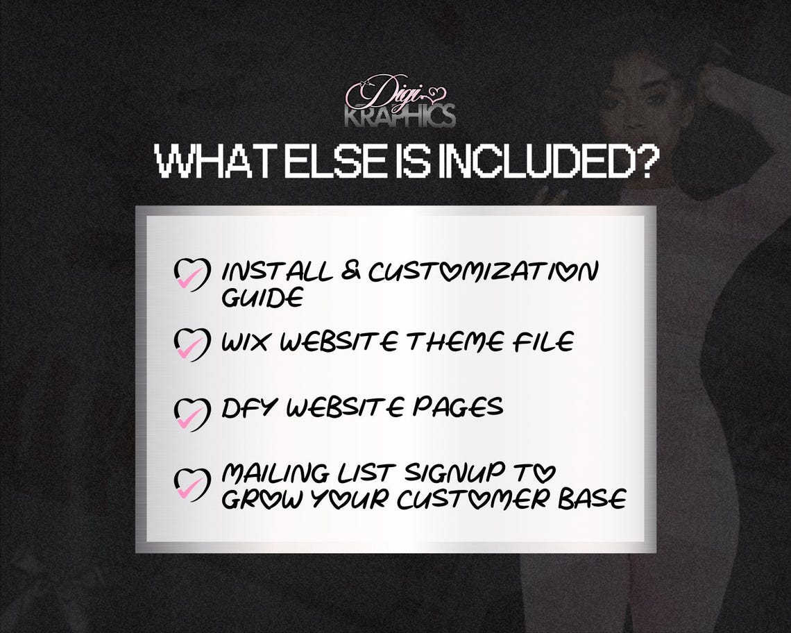 Wix Website Template, Canva Editable Website Banners, Wix Clothing