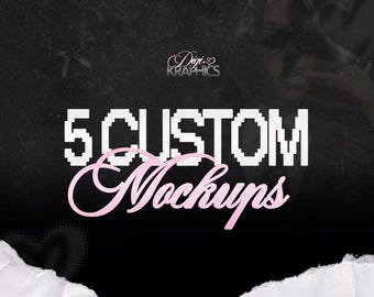Custom Mockups | Bundle of 5