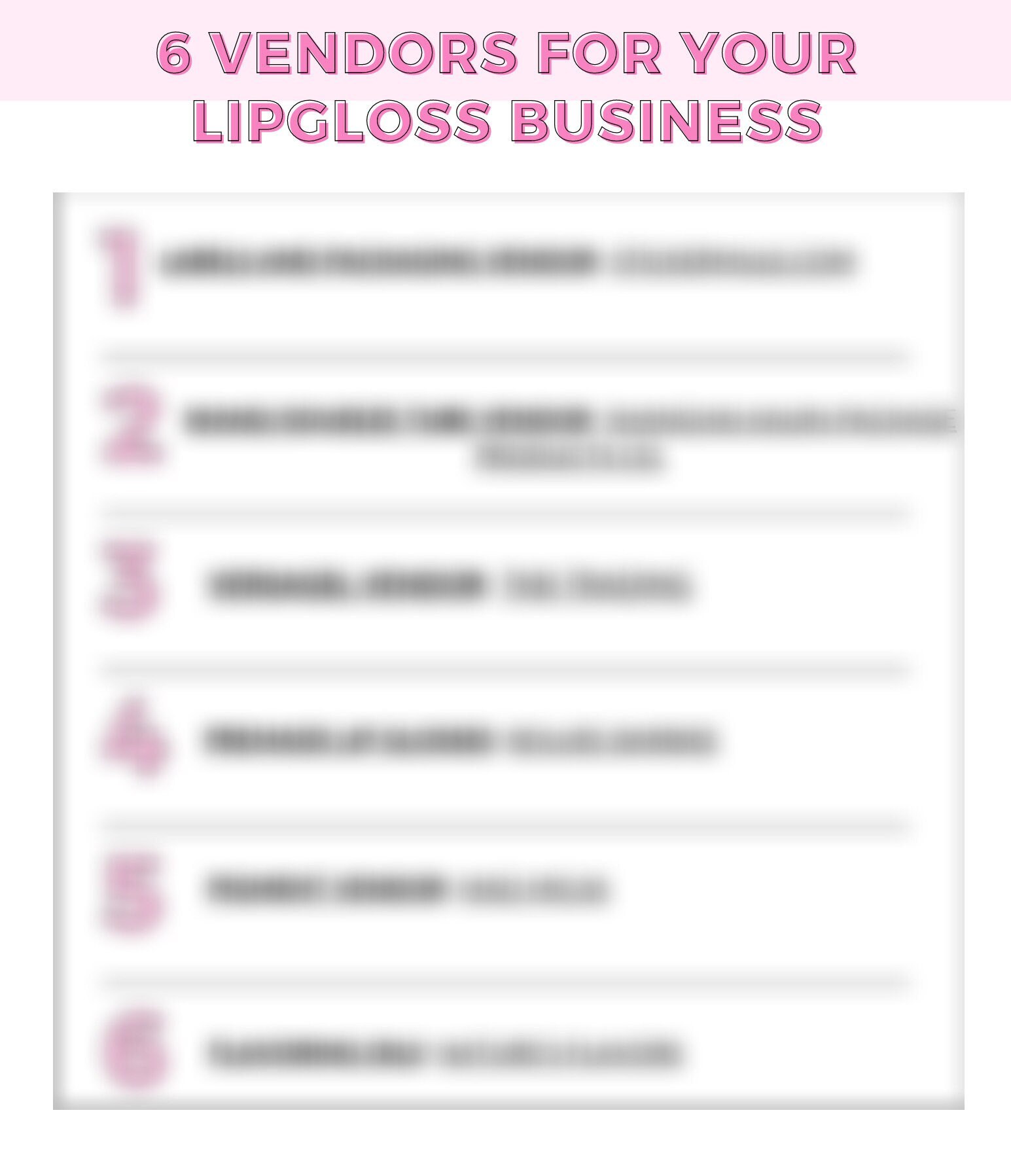 How to Start a Lip Gloss Business DETAILED GUIDE Ebook Etsy UK