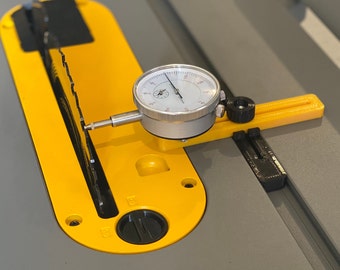 Tabel Saw Dial Indicator Gauge - Blade en Fence Alignment Tool voor Dewalt-zagen - 3D-geprint