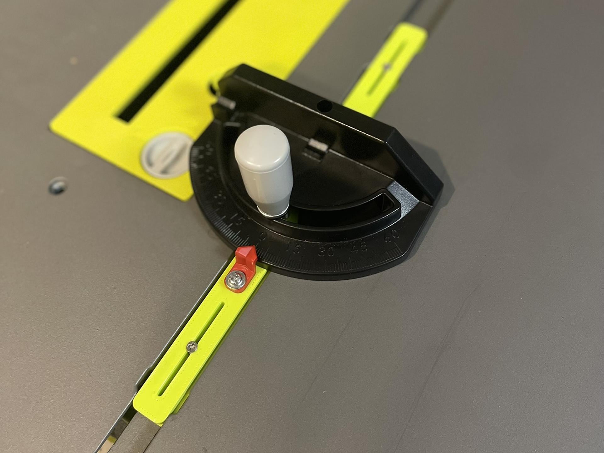 Mitre gauge for ryobi table saw discount