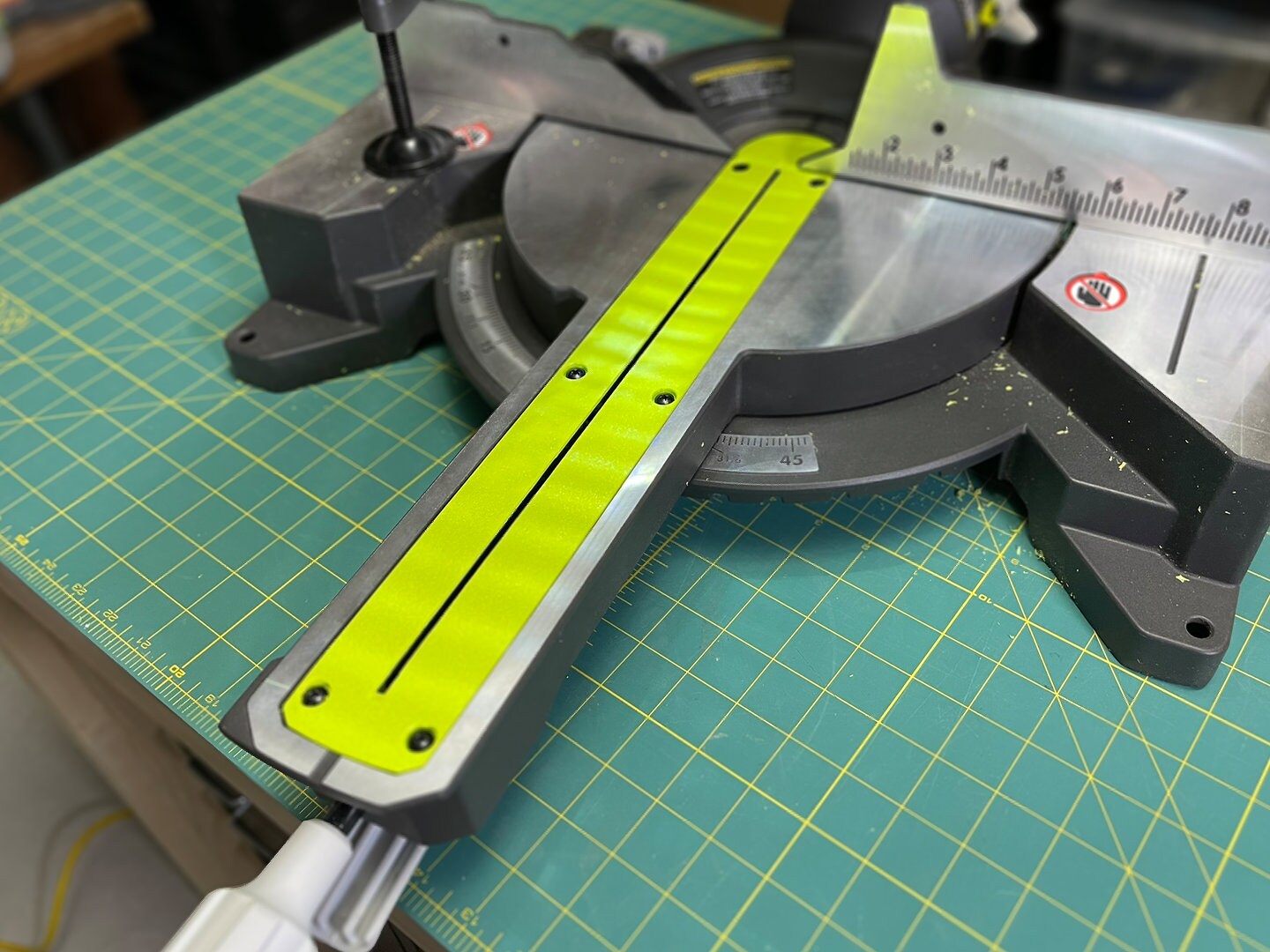 Carve Tech Zero Clearance Insert For 10-Inch Ryobi TSS103 Miter Saw – Aftermarket, Sturdy Build, Reduces Tear-Out, Easy Install