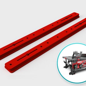 Perfect Fit Miter Bars / Runners for SKIL TS6307 / 1340 Table Saws with Tabbed Miters - 3D Printed