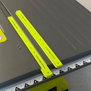 Perfect Fit Miter Bars / Runners for Ryobi RTS08 RTS10 PBLTS01 Table Saws with Stamped Steel Miters - 3D Printed