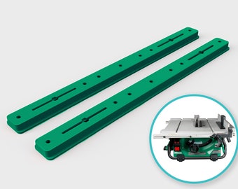 Barras de esquadria / corredores Perfect Fit para serras de mesa Metabo C3610DRJQ4 / C10RJS - Impressas em 3D