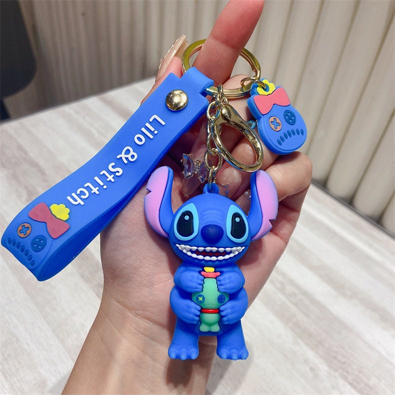 Stitch Self Defense Keychain with LIMITED FREEBIE Stitch Figure & Keychain  (MUST BUY)