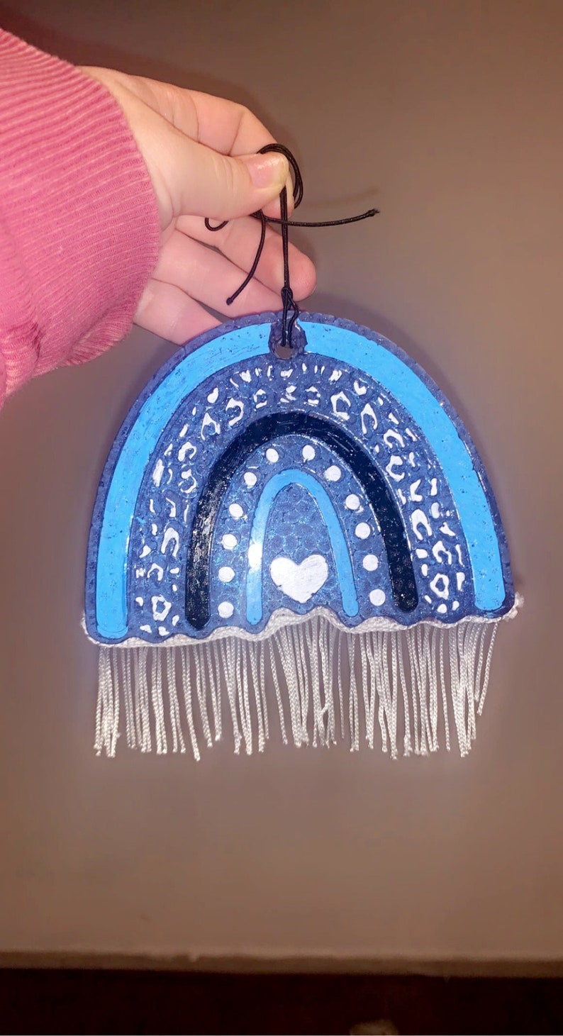 Rainbow Car Freshie Etsy