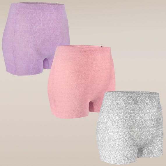 3-Pack Eco-Friendly Reusable Boy Shorts | One-Size Fits Most Cotton & Spandex Underwear | Everyday Wear