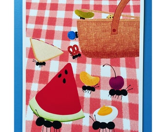 Picnic Art Print