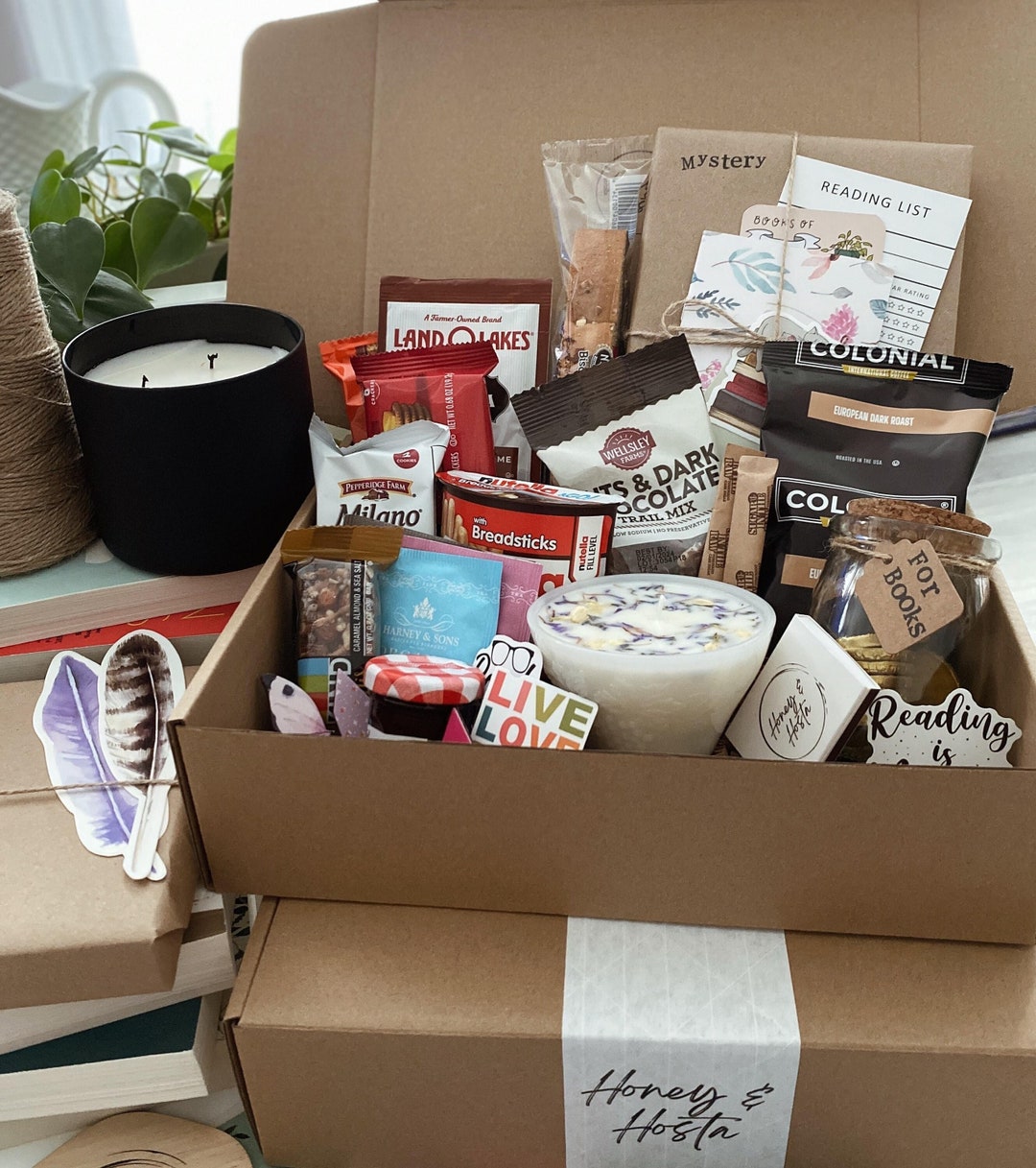 Blind Date With a Book, Mystery Book Box, Surprise Book Box, Handmade