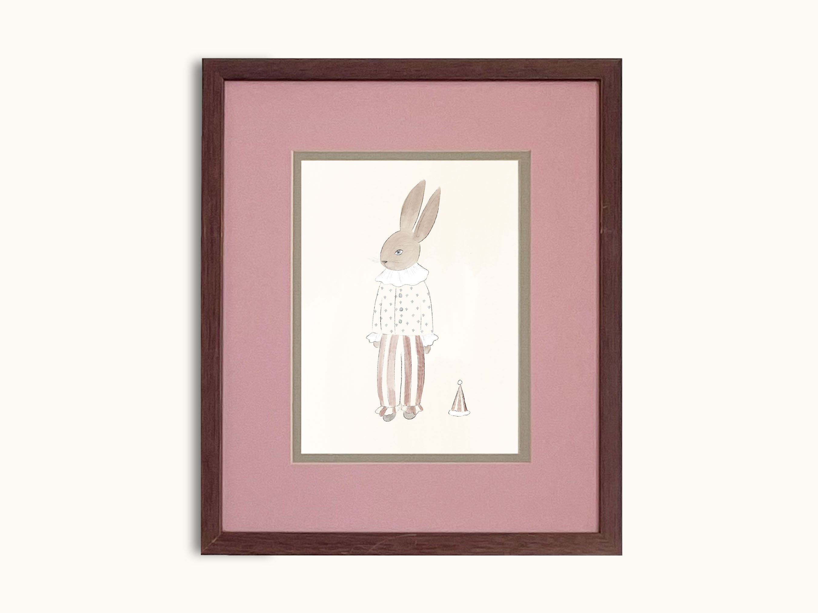 PETER RABBIT Wall Art Pink Peter Rabbit Prints Vintage Girl Nursery Decor  Beatrix Potter Baby Shower Gift 