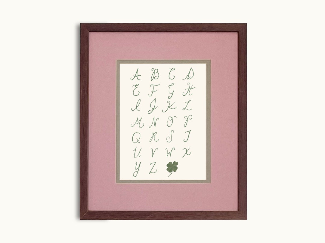 Vintage Inspired Alphabet Children's Art Print | DIGITAL Abc's Nursery ...