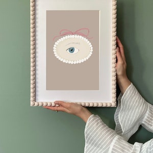 Vintage Lover's Eye Art Print | Printable Vintage Art | Digital Art S1-3