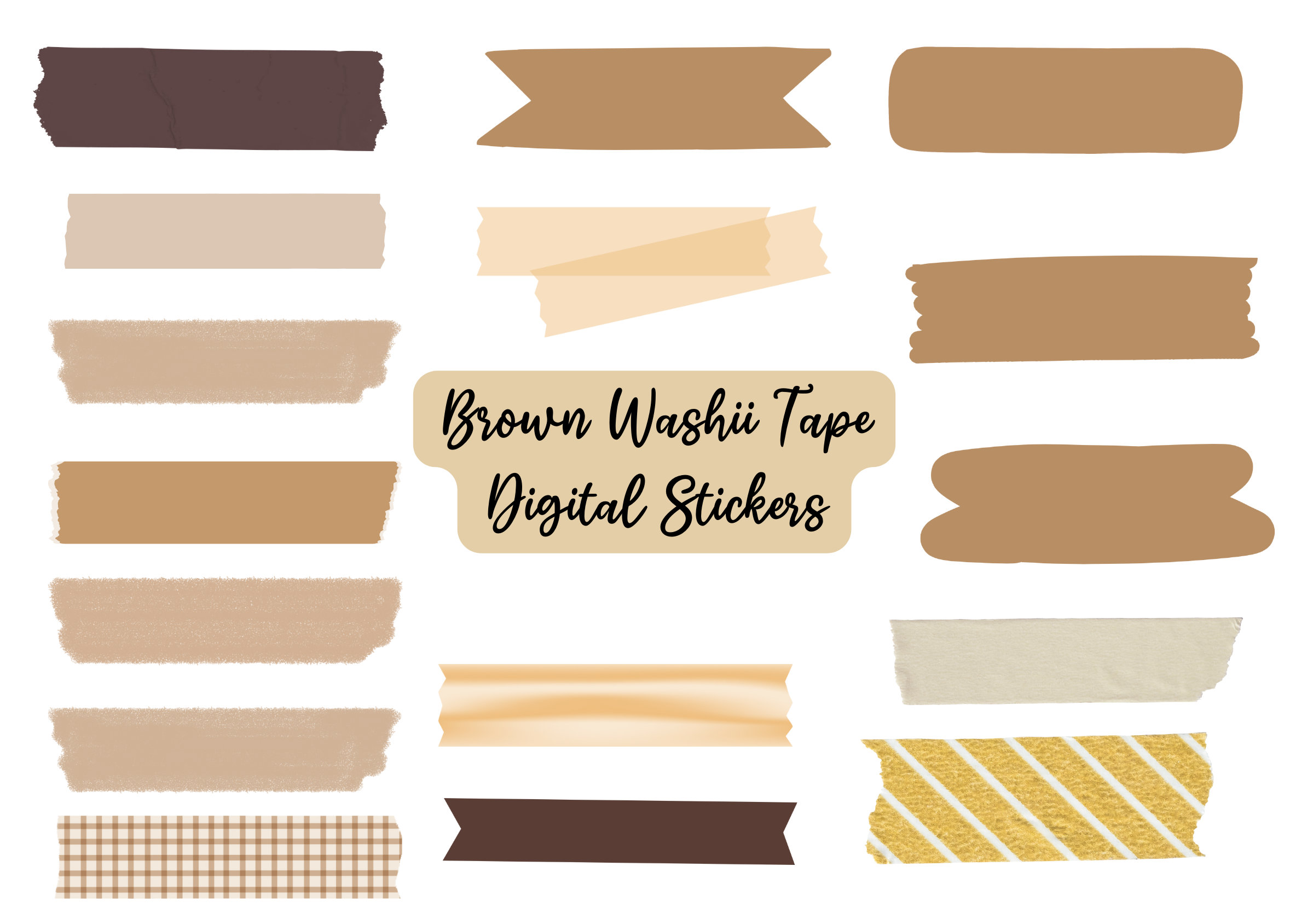 Brown Washi Tape 