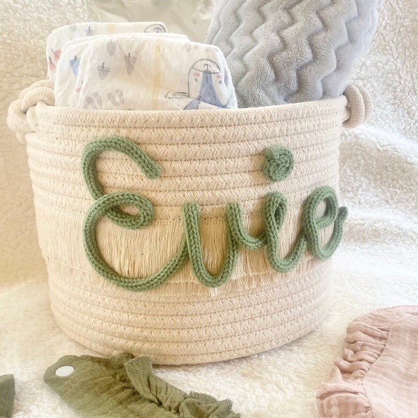 Personalized baby gift basket baby shower custom name basket new baby name gift personalized baby basket personalized gift newborn toy name