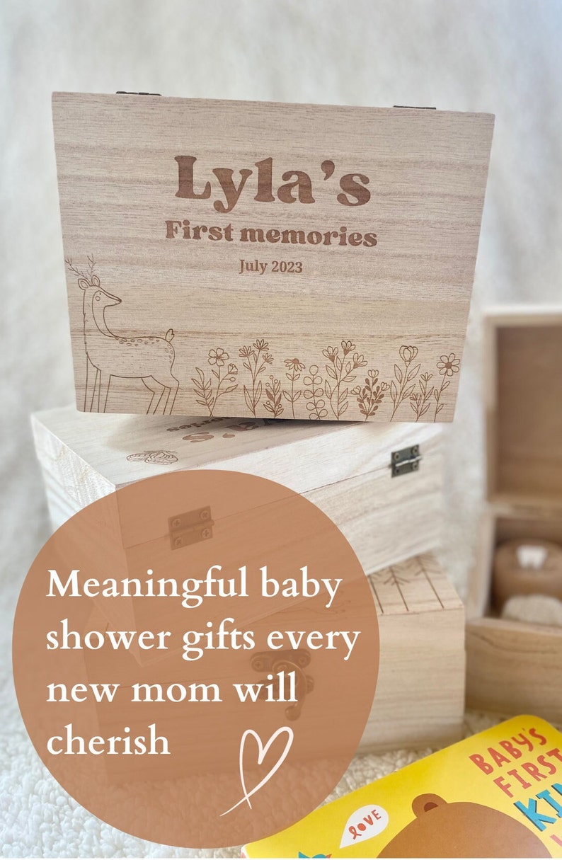 Memory box baby gift