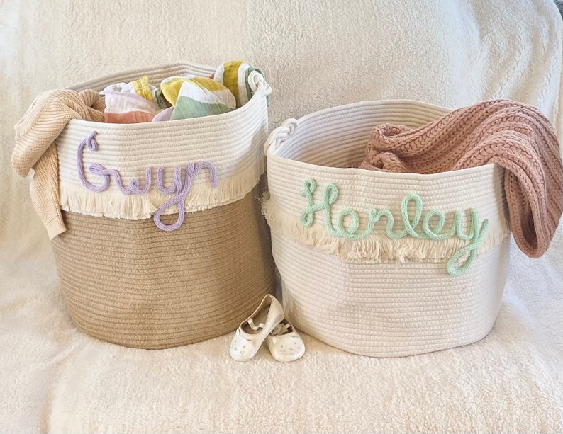 Extra large baby shower gift basket custom baby bundle basket new baby name gift 1st birthday gift personalized newborn baby shower nursery image 4