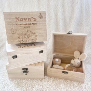 customized new memory box for new mom gift