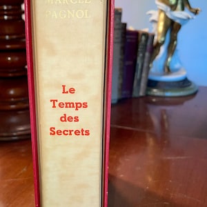 Le Temps des Secrets Par Marcel Pagnol Illustrations de Dubout / Vintage Rare Collectible French book With Dust-jacket &quot;The Time Of Secrets&quot;