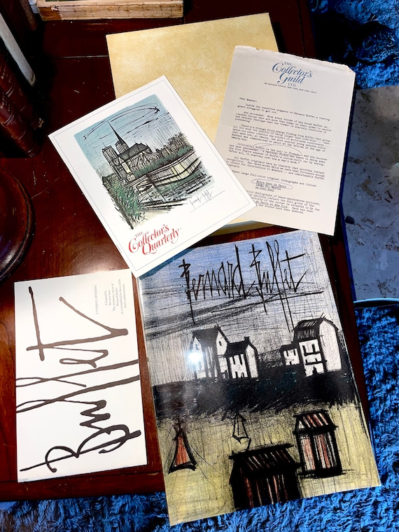 BERNARD BUFFET casterman 絵　美術本 Collectible Vintage Bernard Buffet Book, Lithographs 1952-1966
