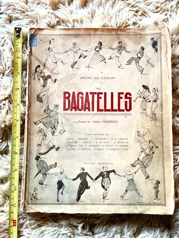 Bagatelles Originale Edition Par Michel Du Coglay, French Vintage Rare  Collectible Ephemera Book Trivia Original Edition bibliophilo 