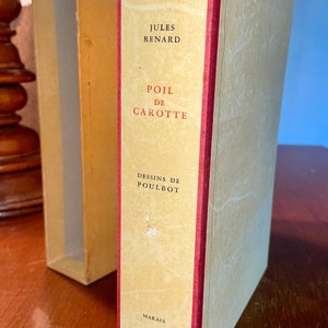 Poil de Carotte de Jules RENARD avec des dessins de POULBOT/ Antiek Frans boek, rood haar door Jules Renard met tekeningen van POULBOT, Marais