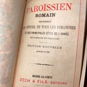 PAROISSIEN ROMAIN / Les Offices De Tous Les DIMANCHES